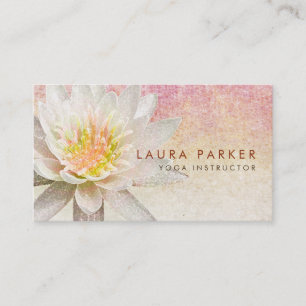 Lotos-Blumewatercolor-Meditations-Yoga-Lehrer Visitenkarte