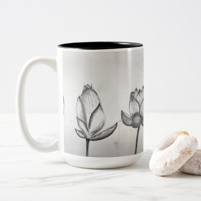 Lotos-Tasse Zweifarbige Tasse (Mit Donut)