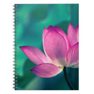 Lotos-Wasser-Lilien-Blume Notizblock