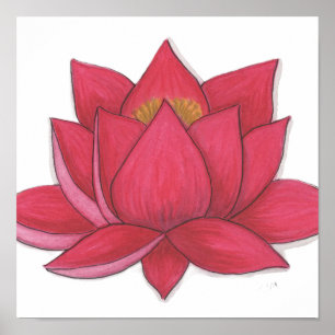 Lotosblume Poster