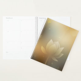 Lotosblumen-Hardcover-Tagesplaner Planer