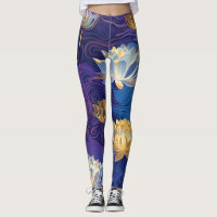 Lotosblumen-Leggings