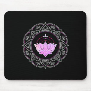 Lotosblumen-Mandala-Yoga-Lotos-Design-Lotusblume Mousepad