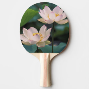 Lotosblüte in Blüte, China Tischtennis Schläger