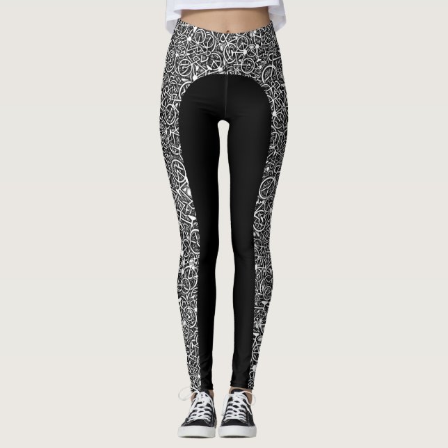 Lots 'n' Lotsa Bikes - Leggings Velofahren Ver 2 (Vorderseite)