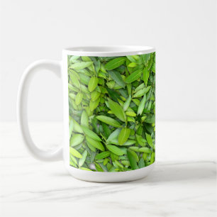 Lots of beautiful green leaves kaffeetasse