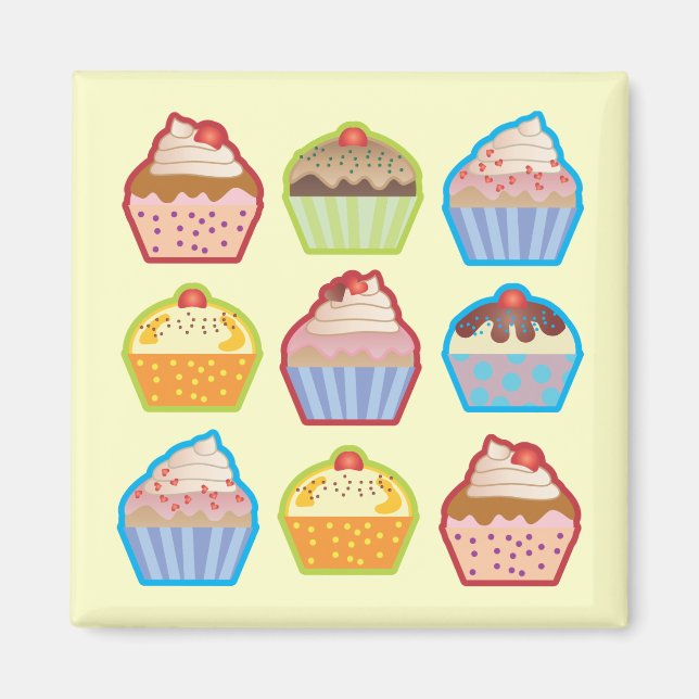 Lotsa Cupcakes Magnet (Vorne)