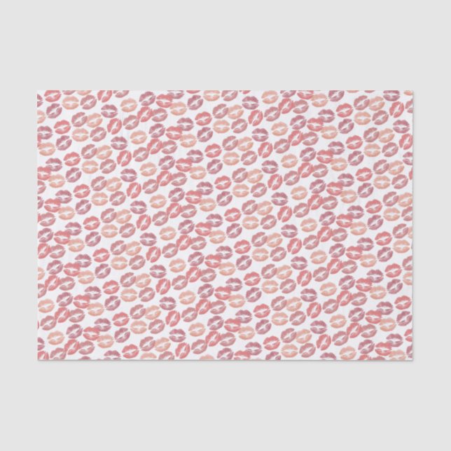 Lotsa Kisses in Rose Golds Seidenpapier (Vorderseite)