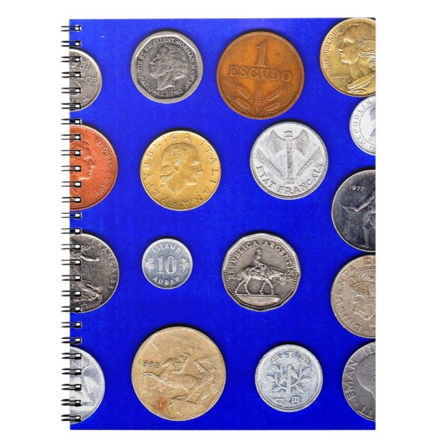 lotsa old foreign coins notizblock (Vorderseite)