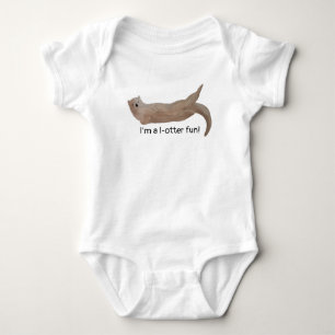 Lotta Fun Niedlich Pub Otter Baby Strampler