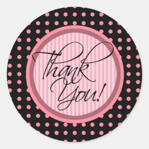 Lotti Dotti - Vielen Dank Sticker (Baby Pink)