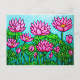 Lotus Bliss Postkarte