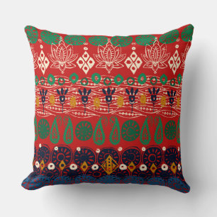 Lotus block Christmas Kissen