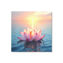 Lotus Blossom bei Sonnenaufgang