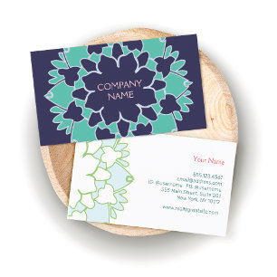 Lotus Blossom Business Card Visitenkarte