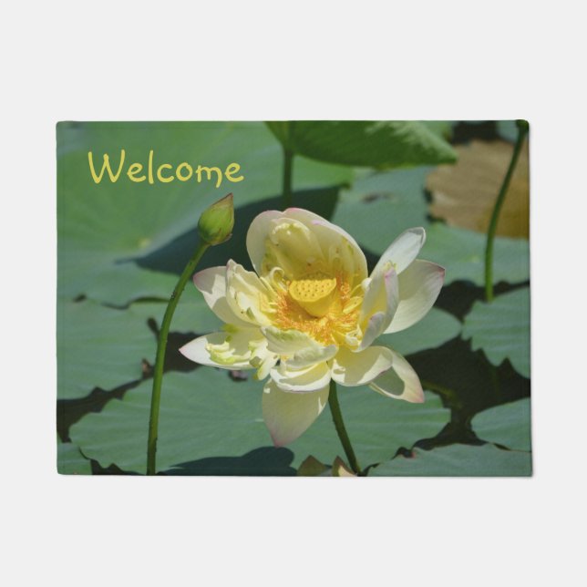 Lotus Blossom Fußmatte (Vorderseite)