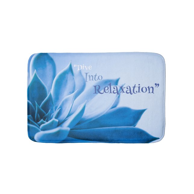 Lotus Blossom Memory Foam Bath Mat Badematte (Vorderseite)