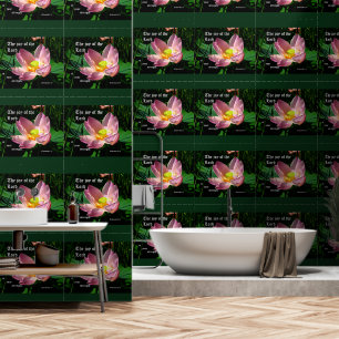 Lotus Blossom Nehemiah 8:10 Tapete