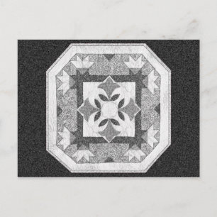 Lotus Blossom Quilt Postkarte