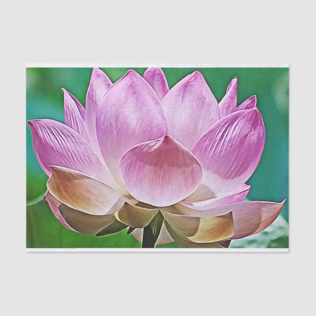 Lotus blossom seidenpapier (Vorderseite)