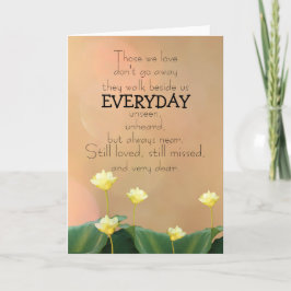 Lotus Blossoms Purity Rebirth Beileid Karte
