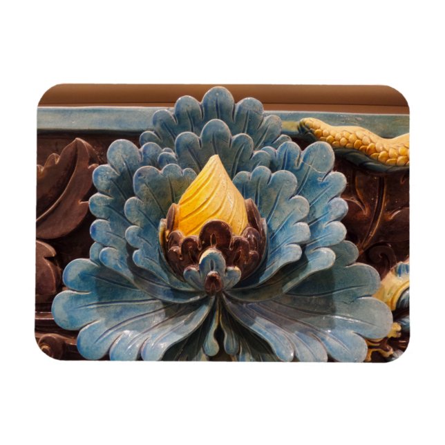 Lotus Blume 3 "x4" Magnet (Horizontal)