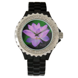 Lotus Blume Armbanduhr