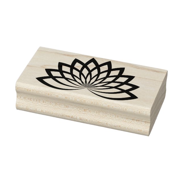 Lotus Blume Art Briefmarke Gummistempel (Stempel)