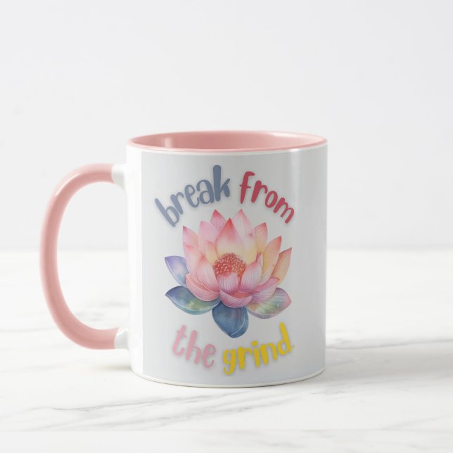 Lotus Blume BFTG Kaffee Tasse (Links)