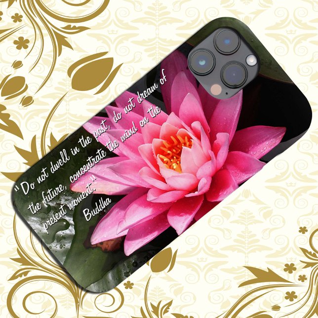 Lotus Blume & Buddha Quotes / Buddhismus Case-Mate iPhone Hülle (Von Creator hochgeladen)