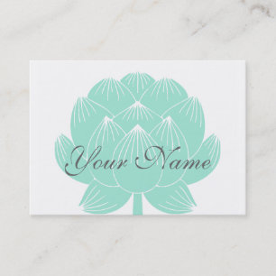Lotus Blume Business Card Visitenkarte