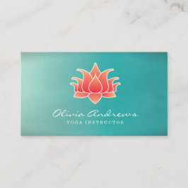Lotus Blume Business Card Visitenkarte