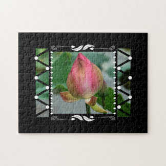 Lotus Blume Floral Geometric