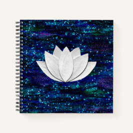 Lotus Blume Galaxy Notebook Notizbuch