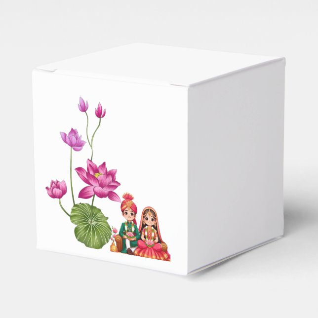 Lotus Blume Geschenkschachtel (Vorderseite)