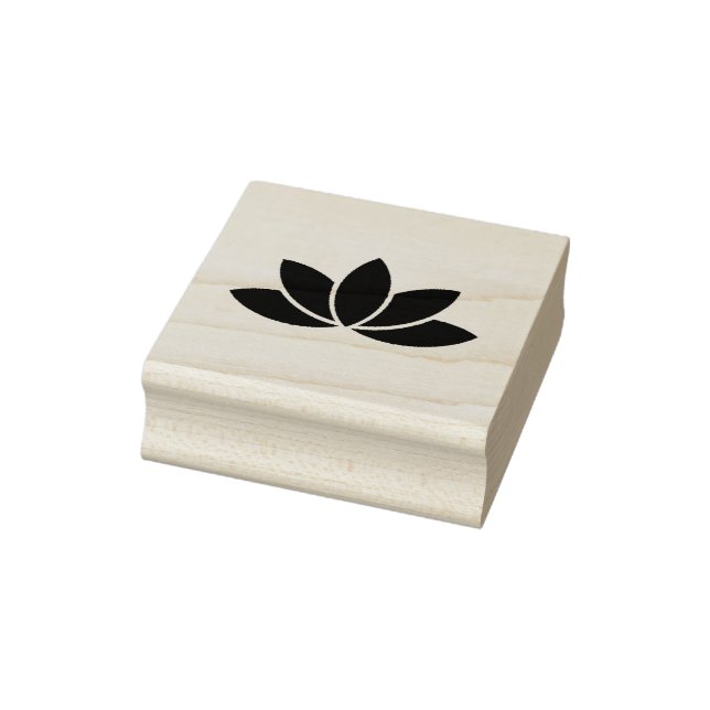 Lotus Blume Gummistempel (Stempel)
