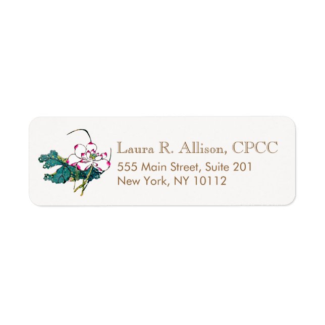 Lotus Blume Holistic Health Counselor (Vorne)
