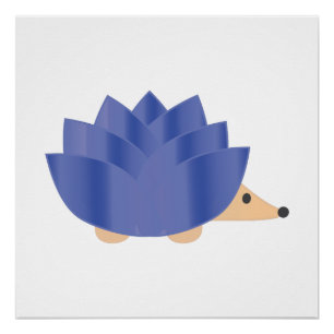 Lotus Blume Igel Poster