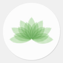Lotus-Blume in grüner Farbe