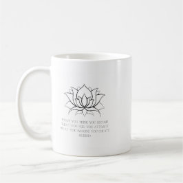 Lotus Blume Kaffeetasse