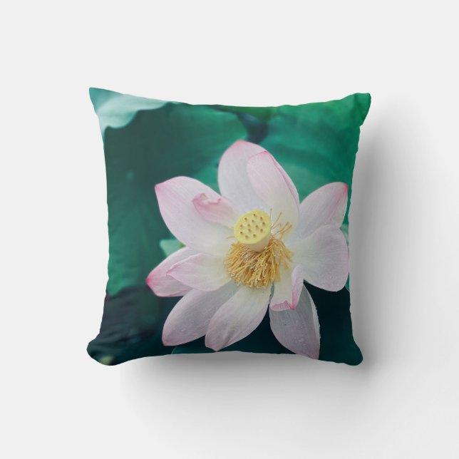 Lotus Blume Kissen (Vorderseite)