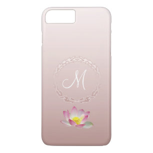 Lotus Blume Laurel Wreath Monogram iPhone 8 Plus/7 Plus Hülle