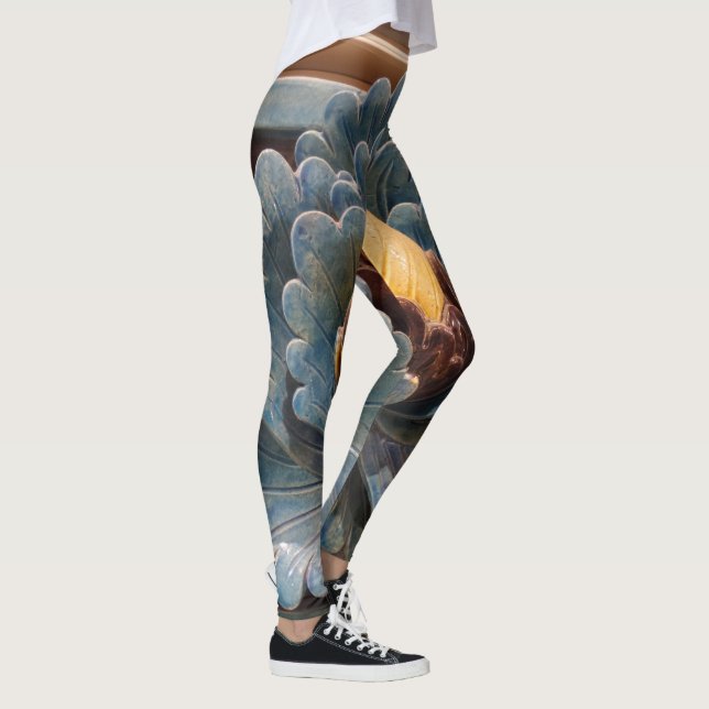 Lotus Blume Leggings (Rechts)