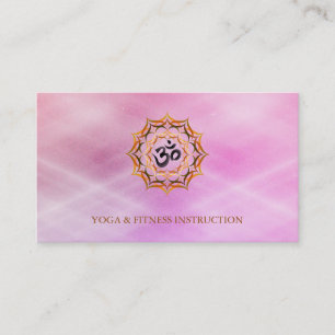 Lotus Blume Logo Yoga Elegante Moderne Wasserfarbe Visitenkarte