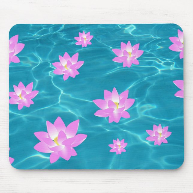 Lotus Blume Mousepad (Vorne)