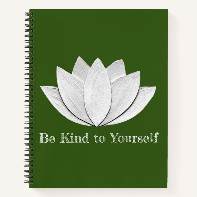 Lotus-Blume Notizbuch (Vorderseite)