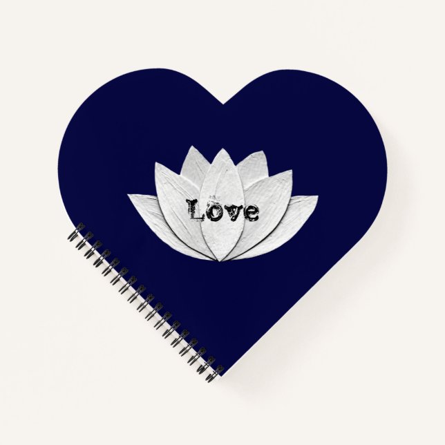 Lotus-Blume Notizbuch (Vorderseite)