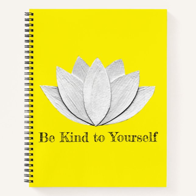 Lotus-Blume Notizbuch (Vorderseite)