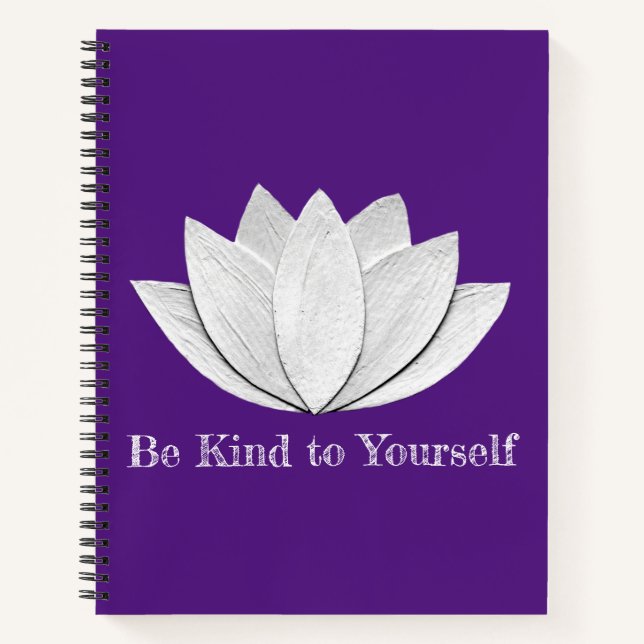 Lotus-Blume Notizbuch (Vorderseite)