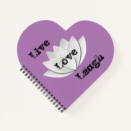 Lotus-Blume Notizbuch